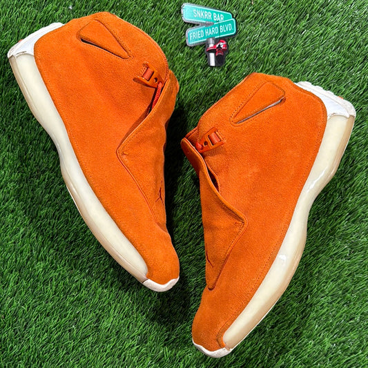 Air Jordan 18 Retro 'Orange Suede'