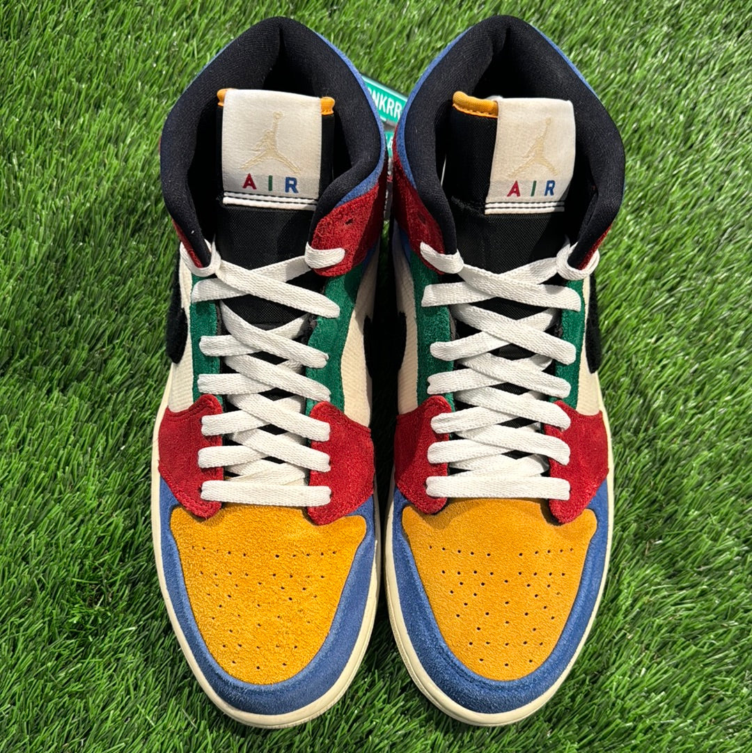 Blue The Great x Air Jordan 1 Mid 'Fearless'