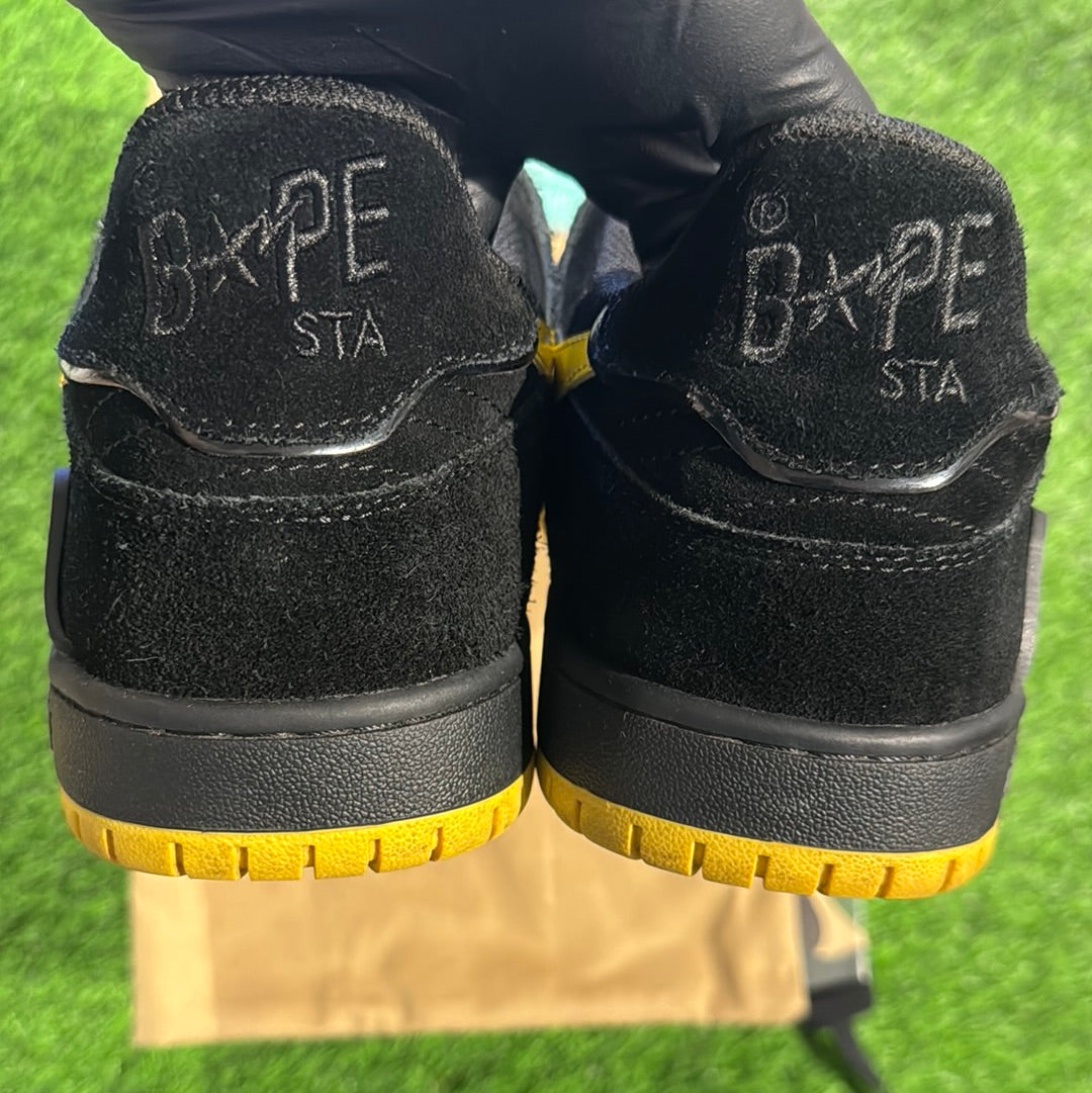 Sk8 Sta 'Black Electric Yellow'