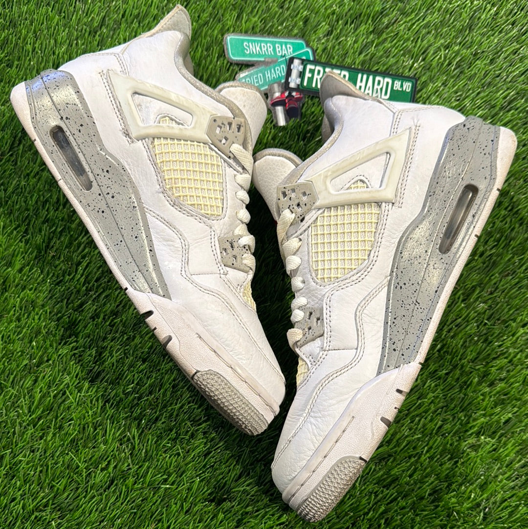 Air Jordan 4 Retro GS 'White Oreo'