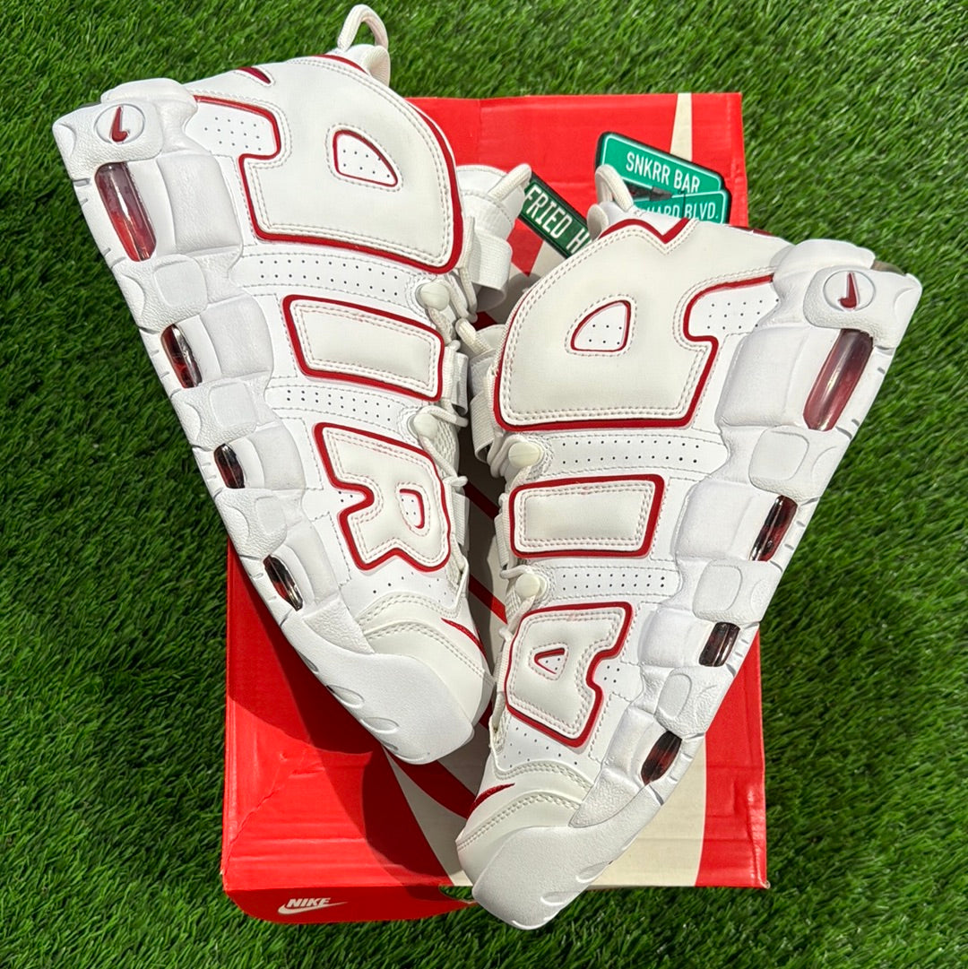 Air More Uptempo 'White Varsity Red' 2021