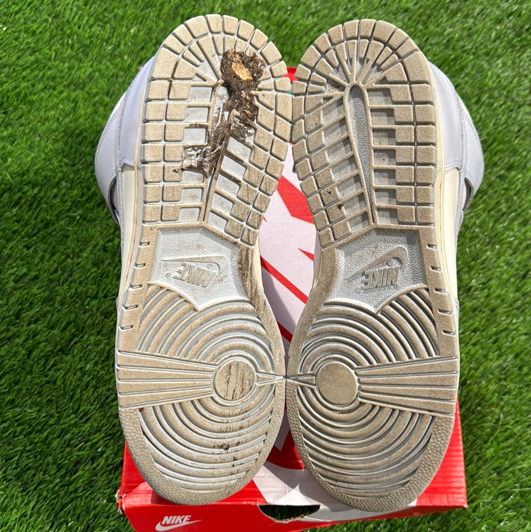 Wmns Dunk High 'Football Grey' 8.5M/10W