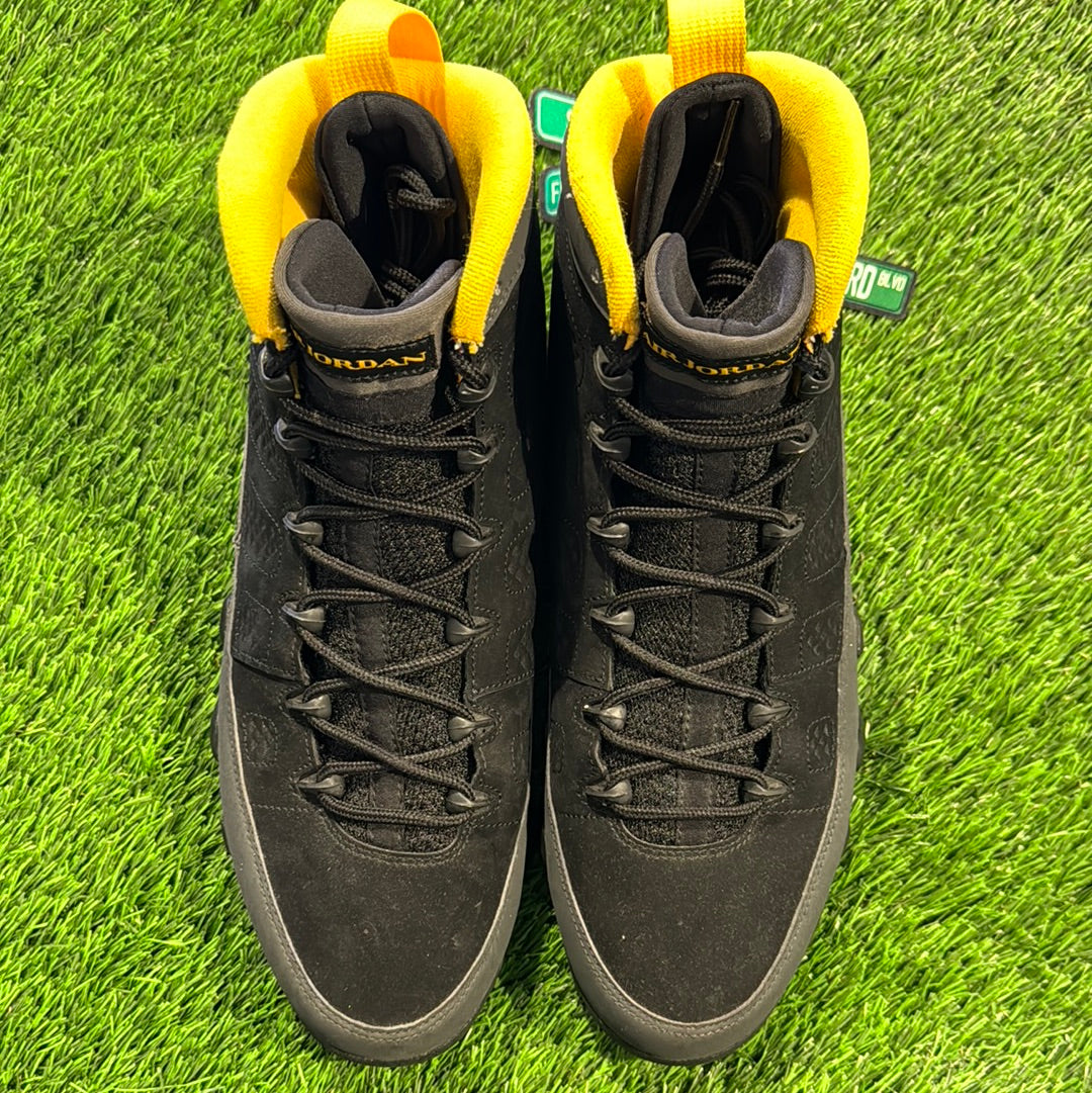 Air Jordan 9 Retro ‘Dark Charcoal University Gold’