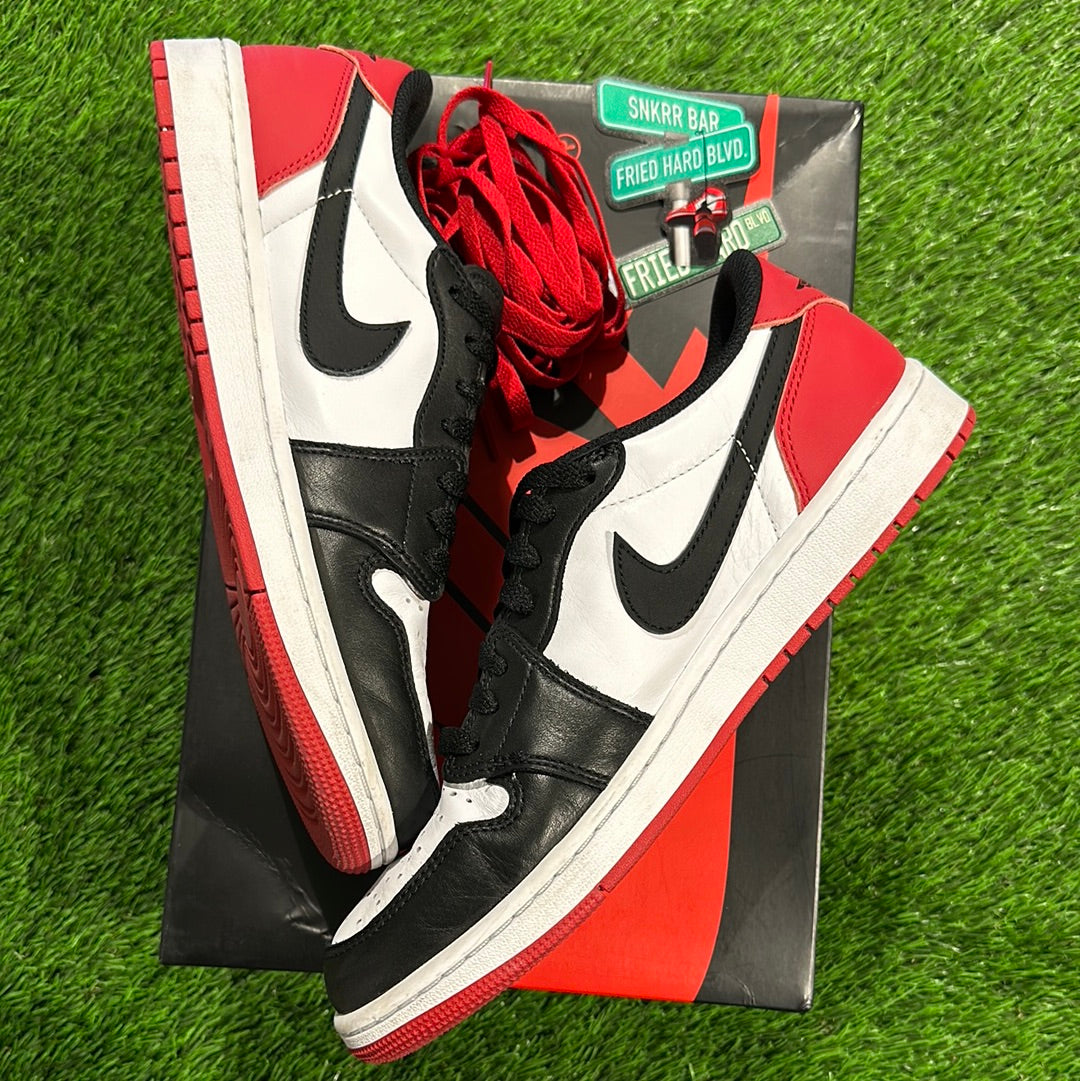 Air Jordan 1 Retro Low OG 'Black Toe'