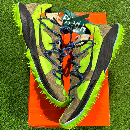 Off-White x Wmns Air Zoom Terra Kiger 5 'Athlete in Progress - Electric Green'