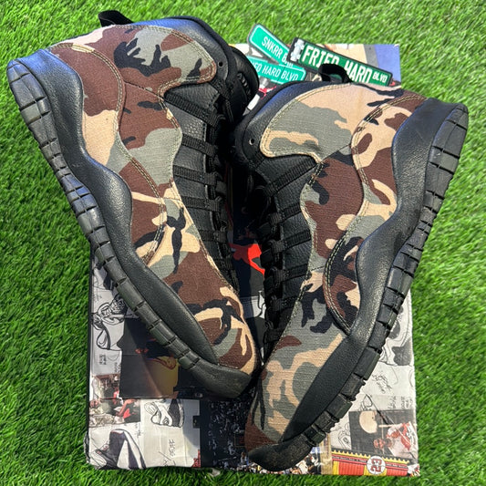 Air Jordan 10 Retro 'Woodland Camo'