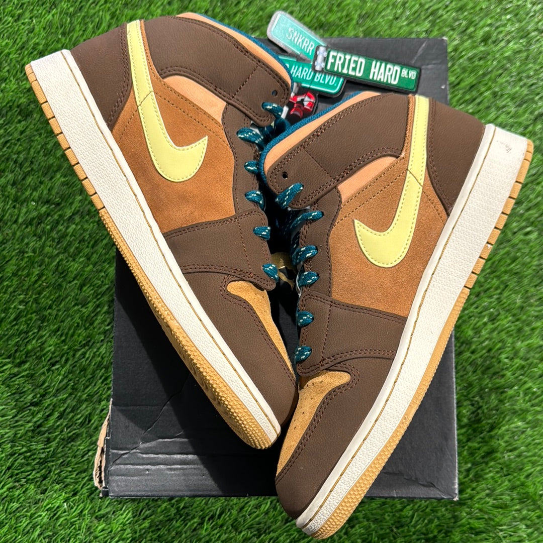 Air Jordan 1 Mid SE GS 'Cacao Wow'