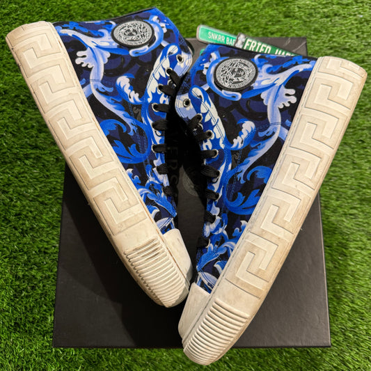 Versace Greca High 'Barocco Print - Lapis'