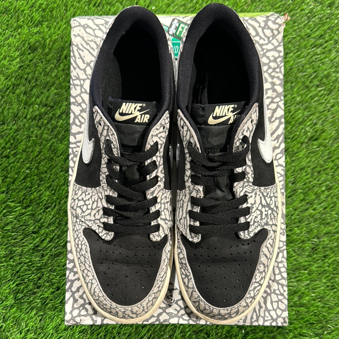 Air Jordan 1 Retro Low OG 'Black Cement'