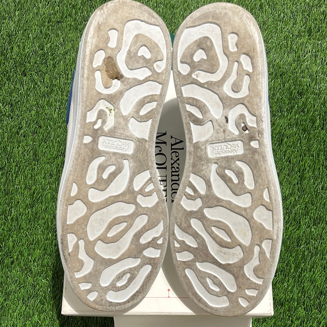 Alexander McQueen Oversized Sneaker 'White Paris Blue'