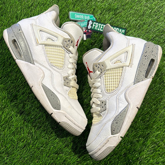 Air Jordan 4 Retro GS 'White Oreo'