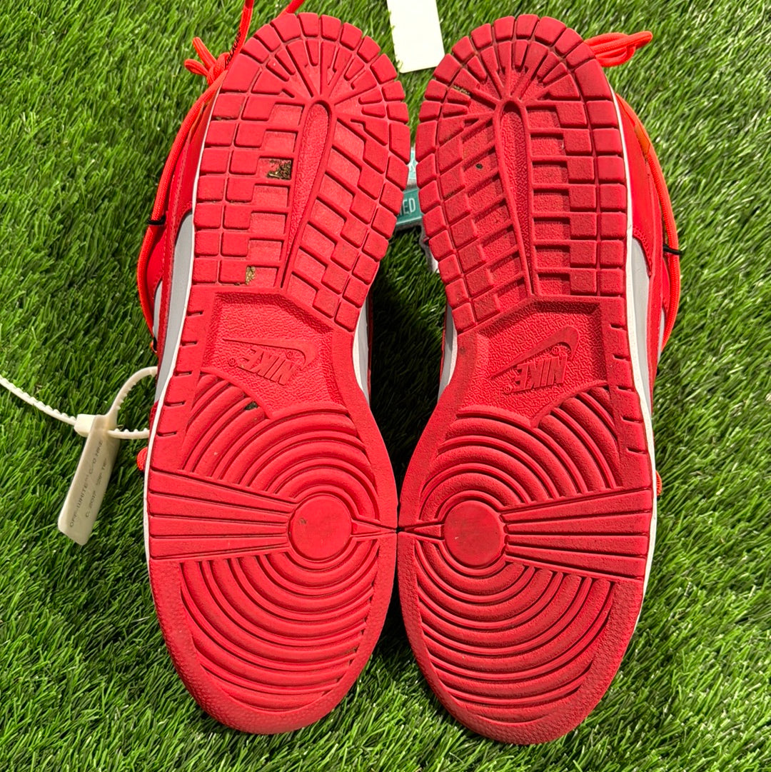 Off-White x Dunk Low 'University Red'