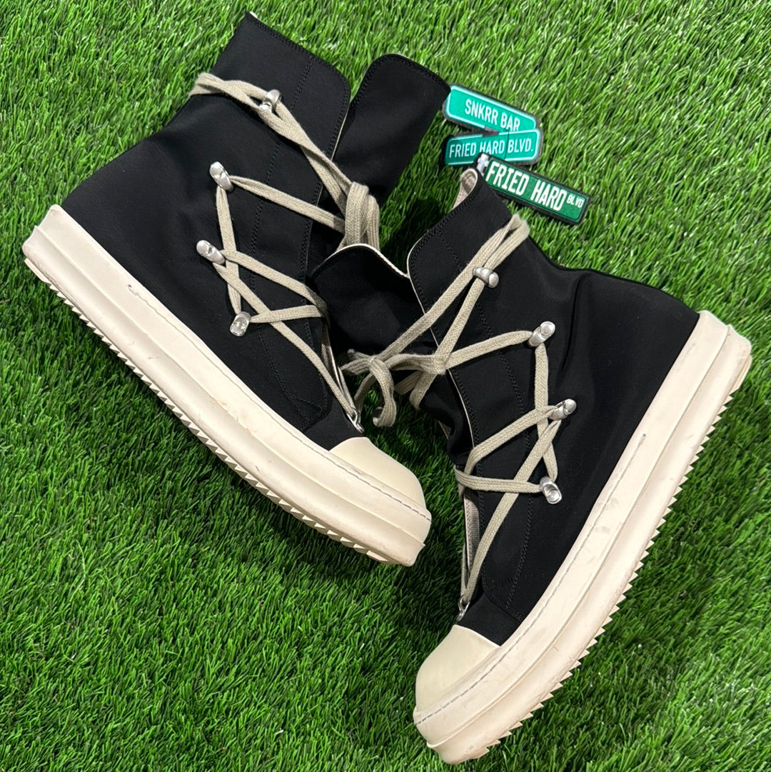 Rick Owens Lido DRKSHDW Hexa High 'Black Milk'