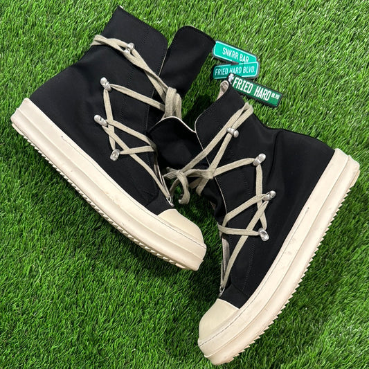 Rick Owens Lido DRKSHDW Hexa High 'Black Milk'