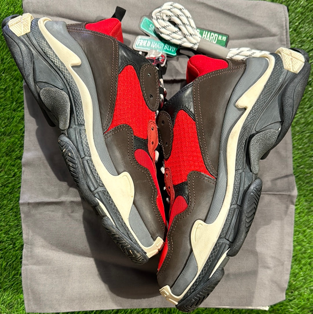 Balenciaga Triple S Sneaker 'Black Red'