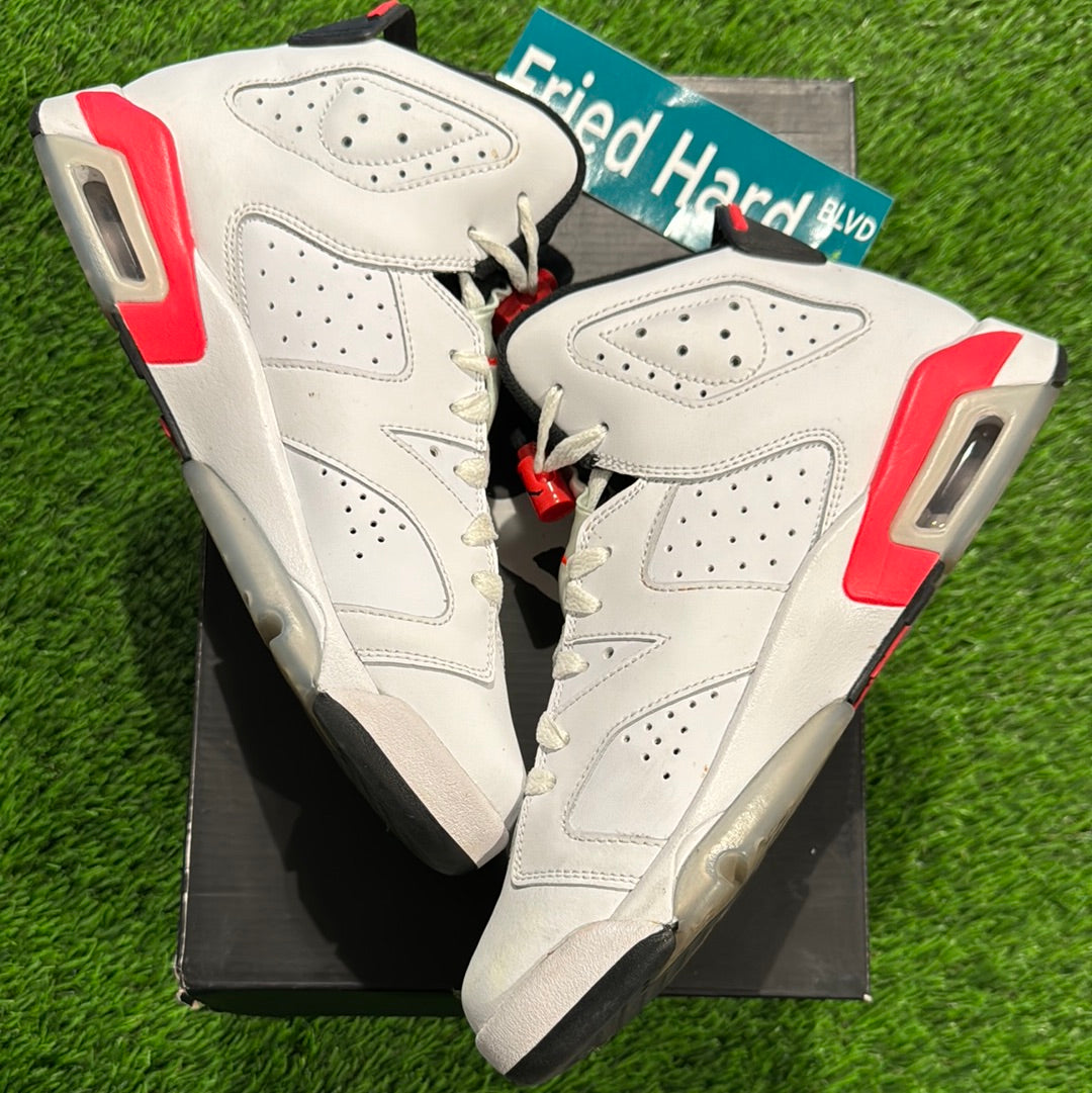 Air Jordan 6 Retro BG 'White Infrared' 2014