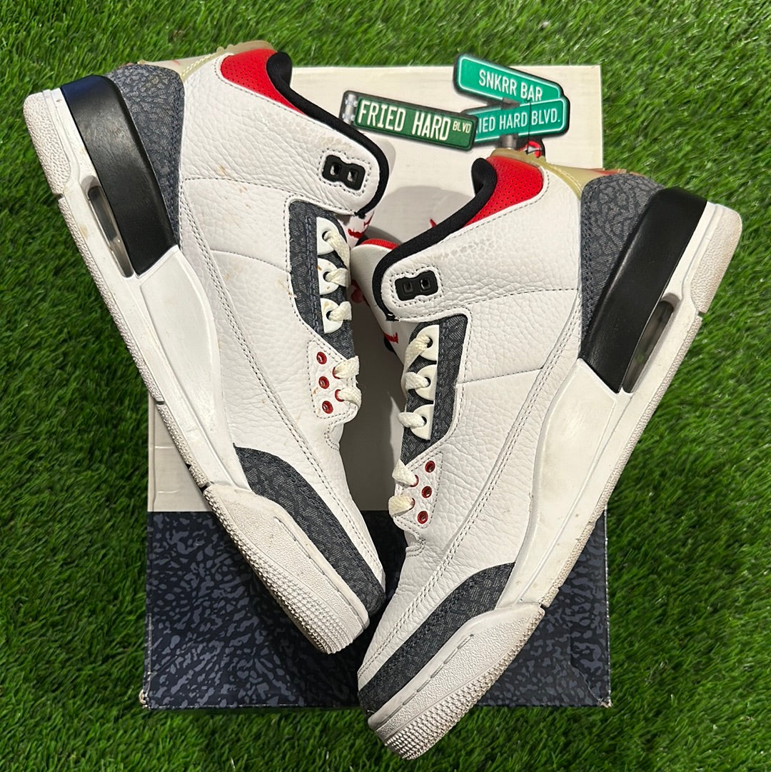 Air Jordan 3 Retro Denim SE 'Fire Red'