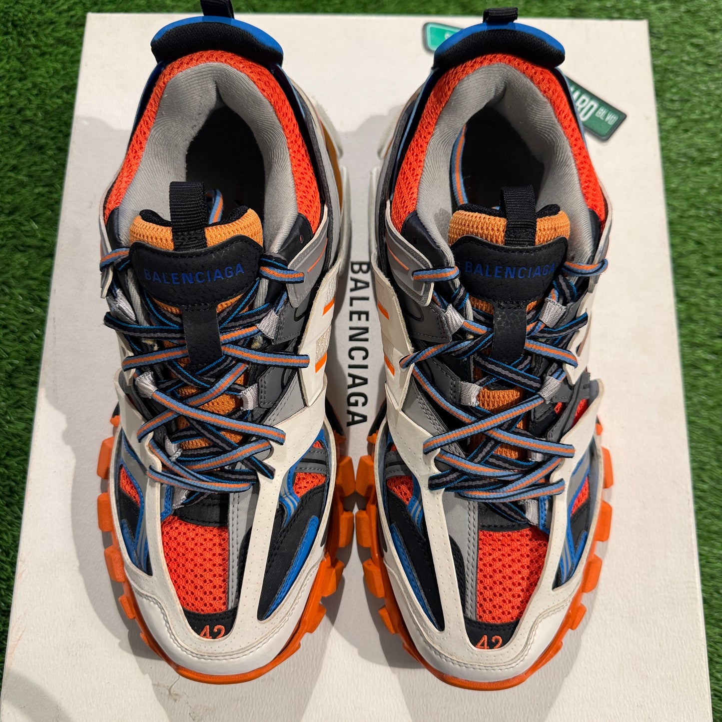 Balenciaga Track Sneaker 'Orange Grey'