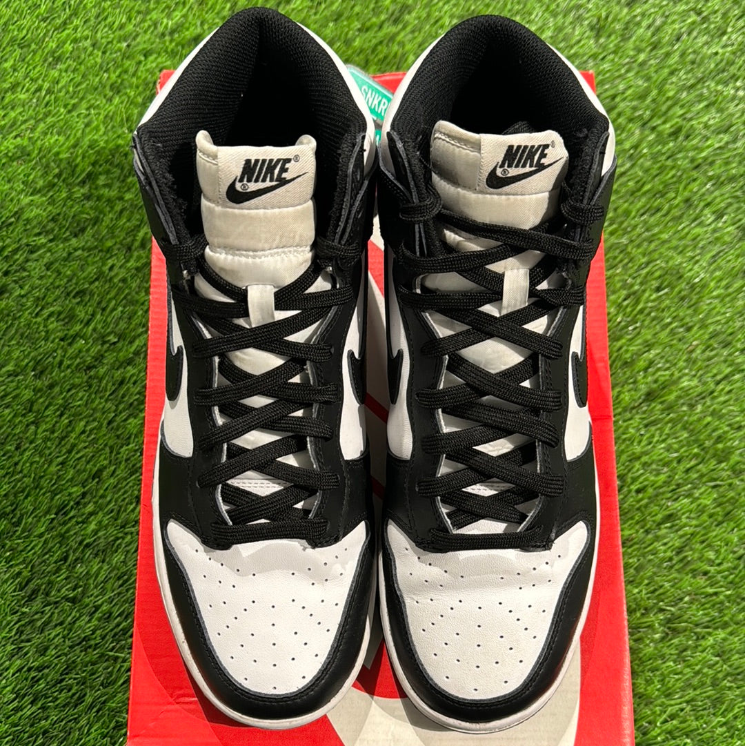 Dunk High 'Black White'