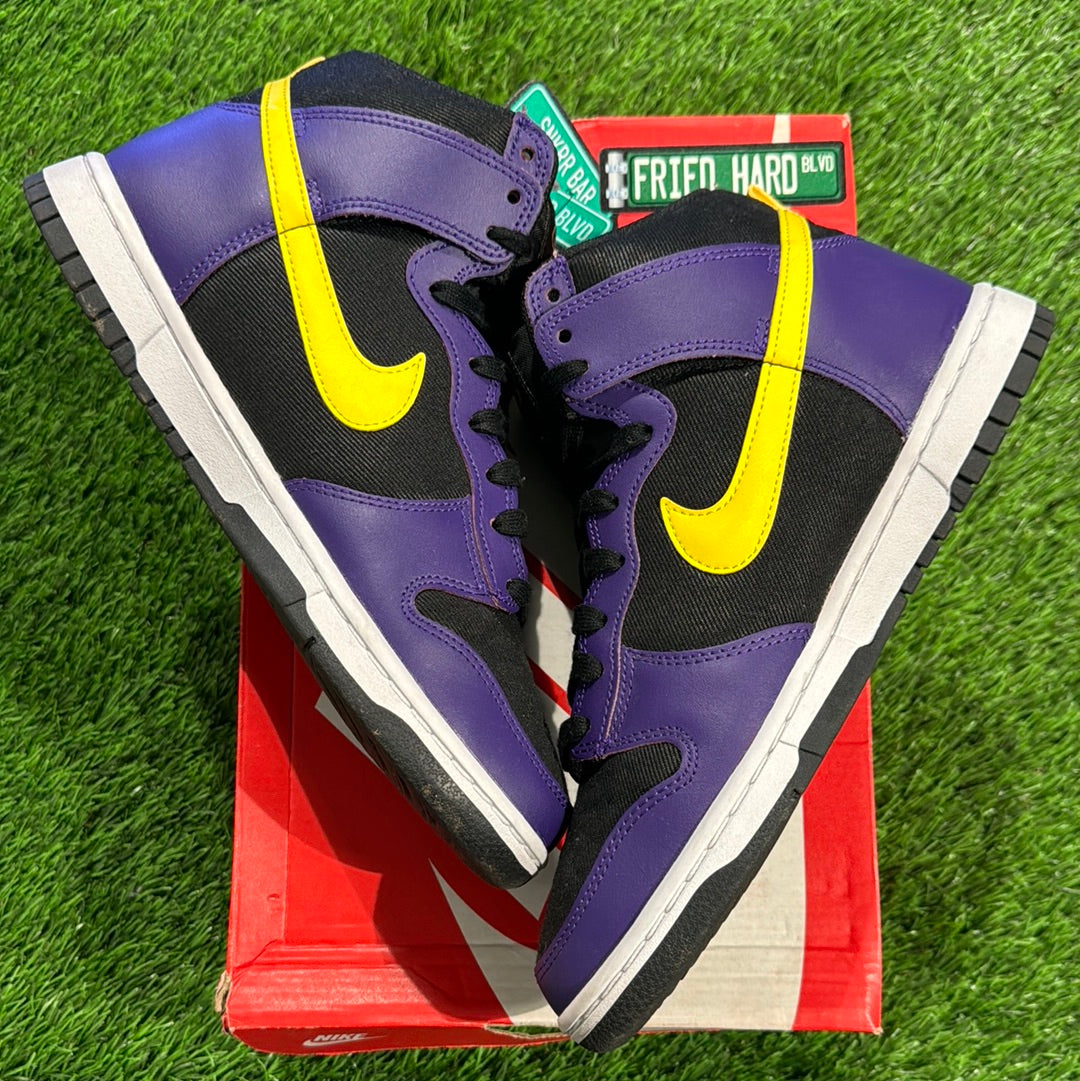 Dunk High Premium EMB 'Lakers'