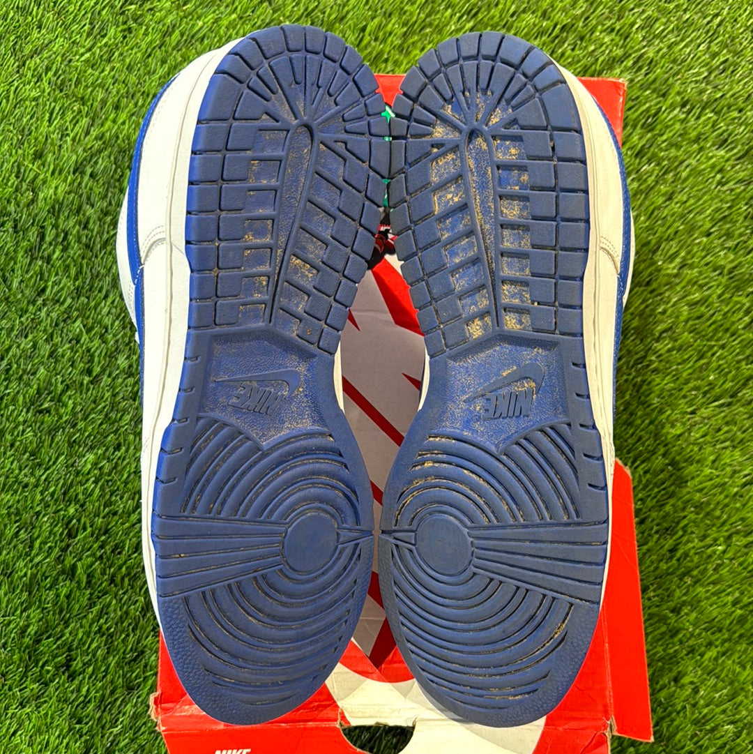 Dunk Low 'White Hyper Royal'