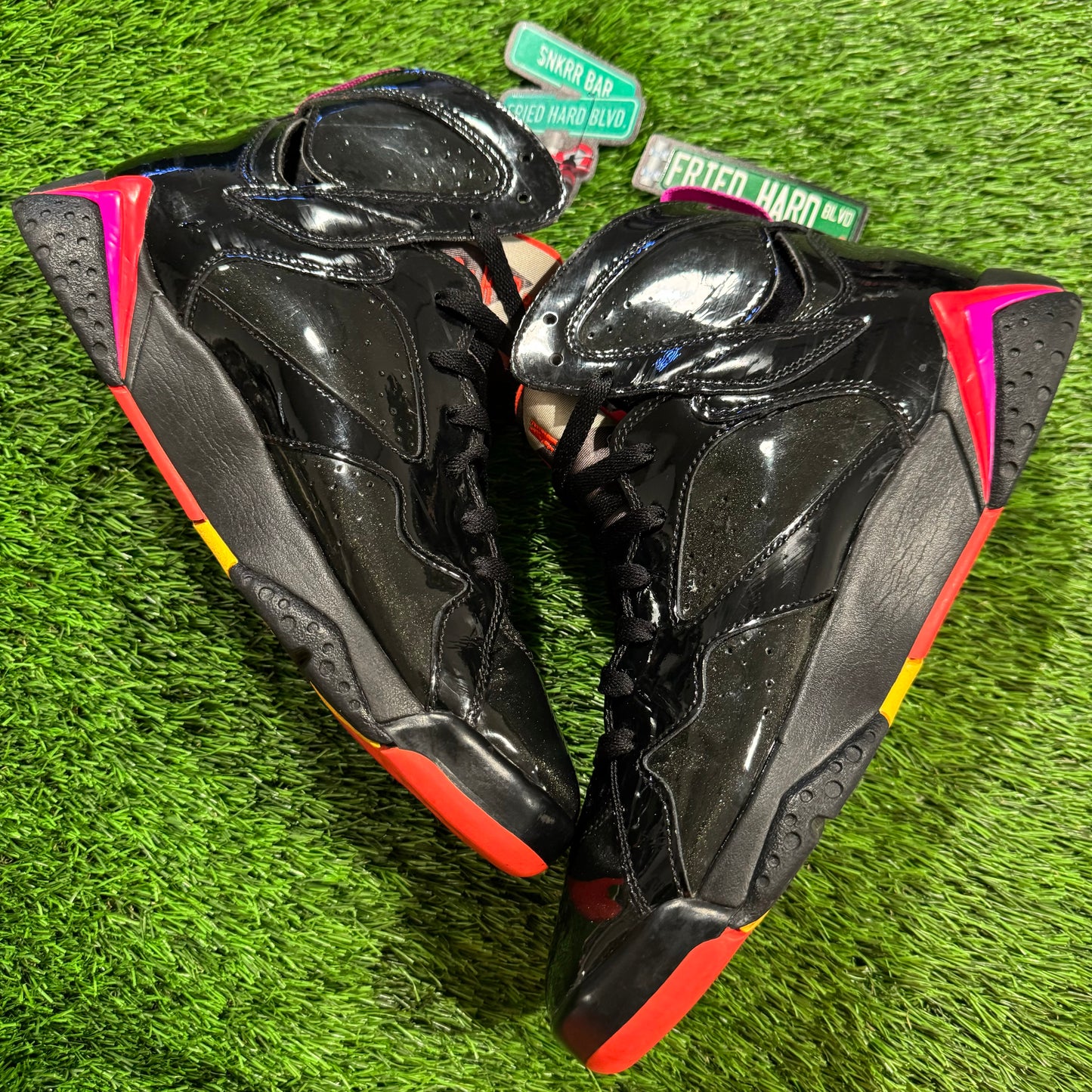 Wmns Air Jordan 7 Retro 'Black Gloss'