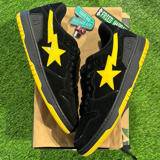 Sk8 Sta 'Black Electric Yellow'