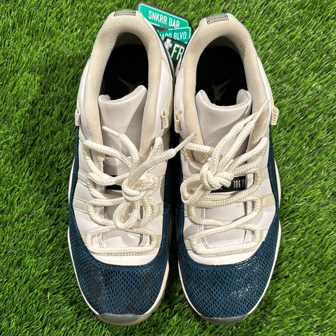 Air Jordan 11 Retro Low 'Navy Snakeskin' 2019