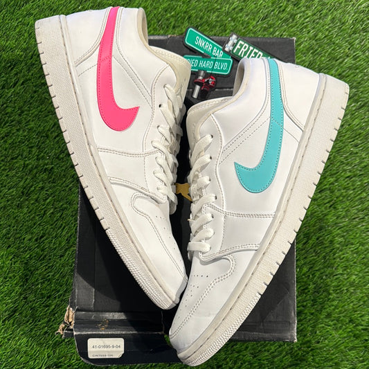 Air Jordan 1 Low 'White Multi-Color' 13M/14.5W