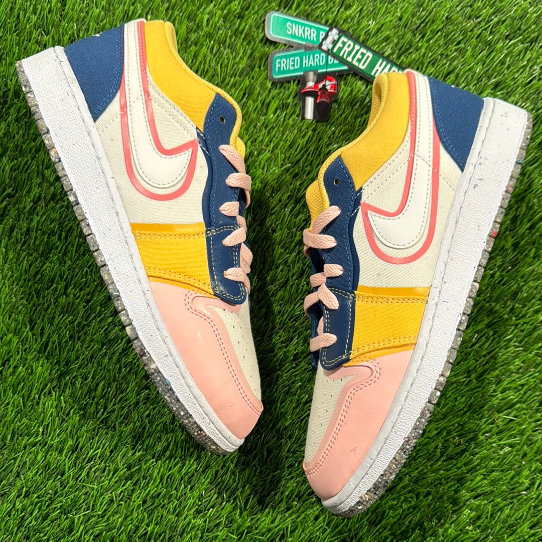 Air Jordan 1 Low SE GS 'Multi-Color Canvas'