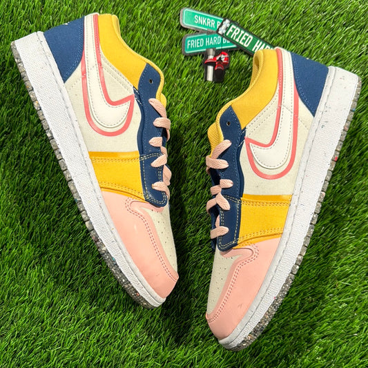 Air Jordan 1 Low SE GS 'Multi-Color Canvas'