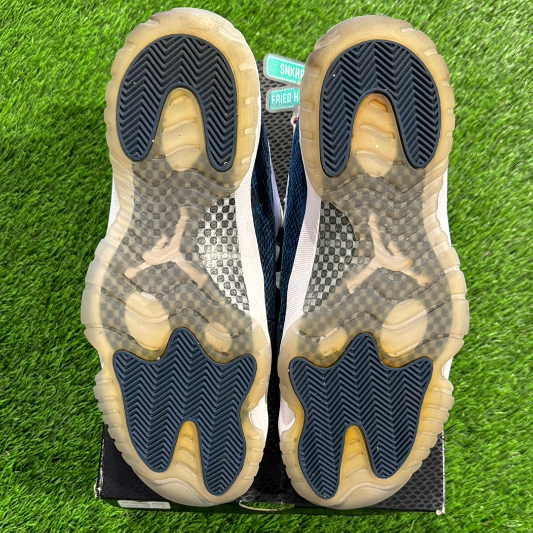 Air Jordan 11 Retro Low 'Navy Snakeskin' 2019