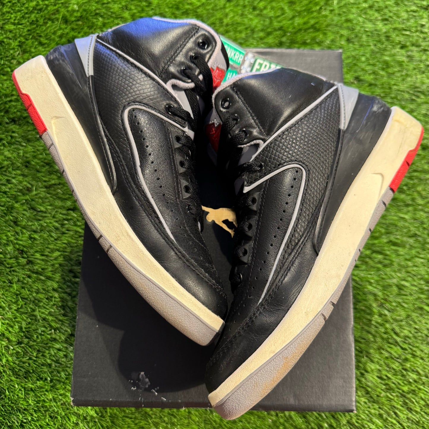 Air Jordan 2 Retro GS 'Black Cement'