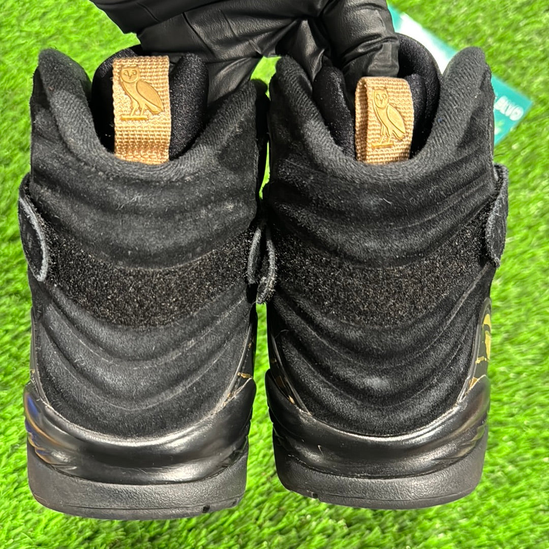 OVO x Air Jordan 8 Retro 'Black'