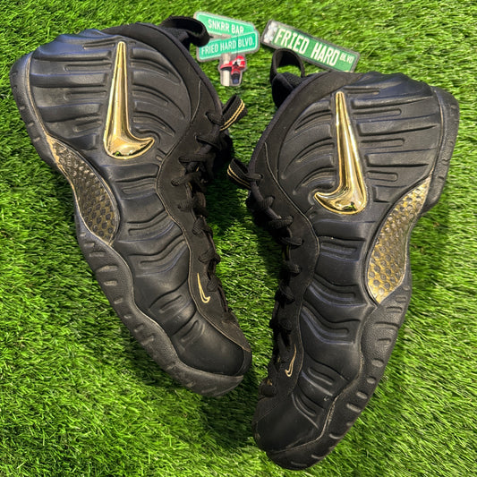Air Foamposite Pro 'Black Metallic Gold'