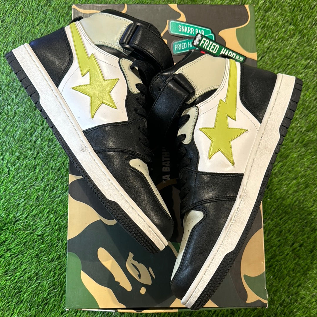 Bape Block Sta High 'Black Lime' SIZE 10M/11.5W