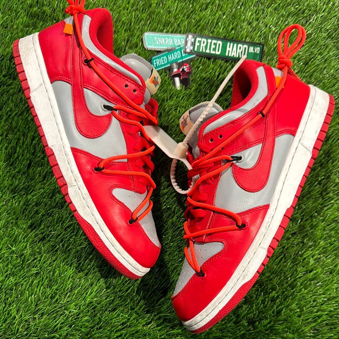 Off-White x Dunk Low 'University Red'