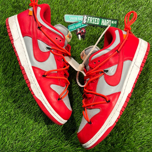 Off-White x Dunk Low 'University Red'