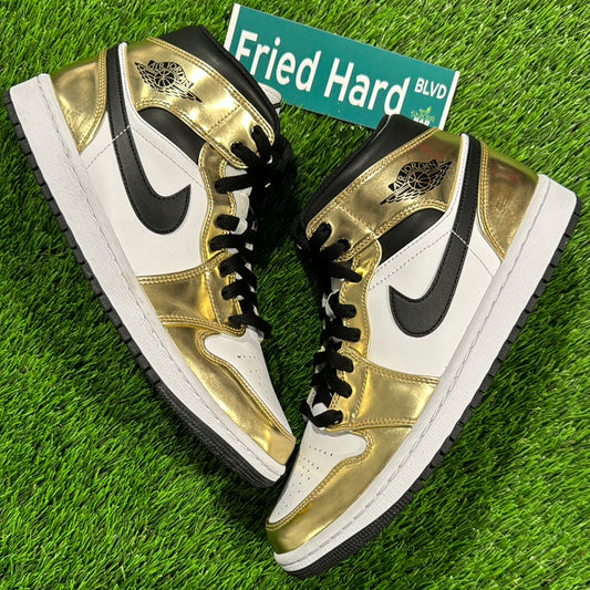 Air Jordan 1 Mid SE 'Metallic Gold'