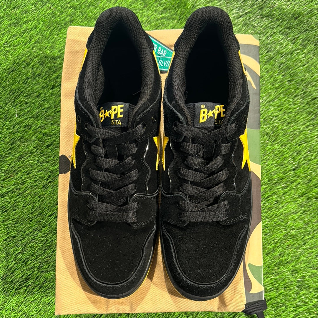 Sk8 Sta 'Black Electric Yellow'