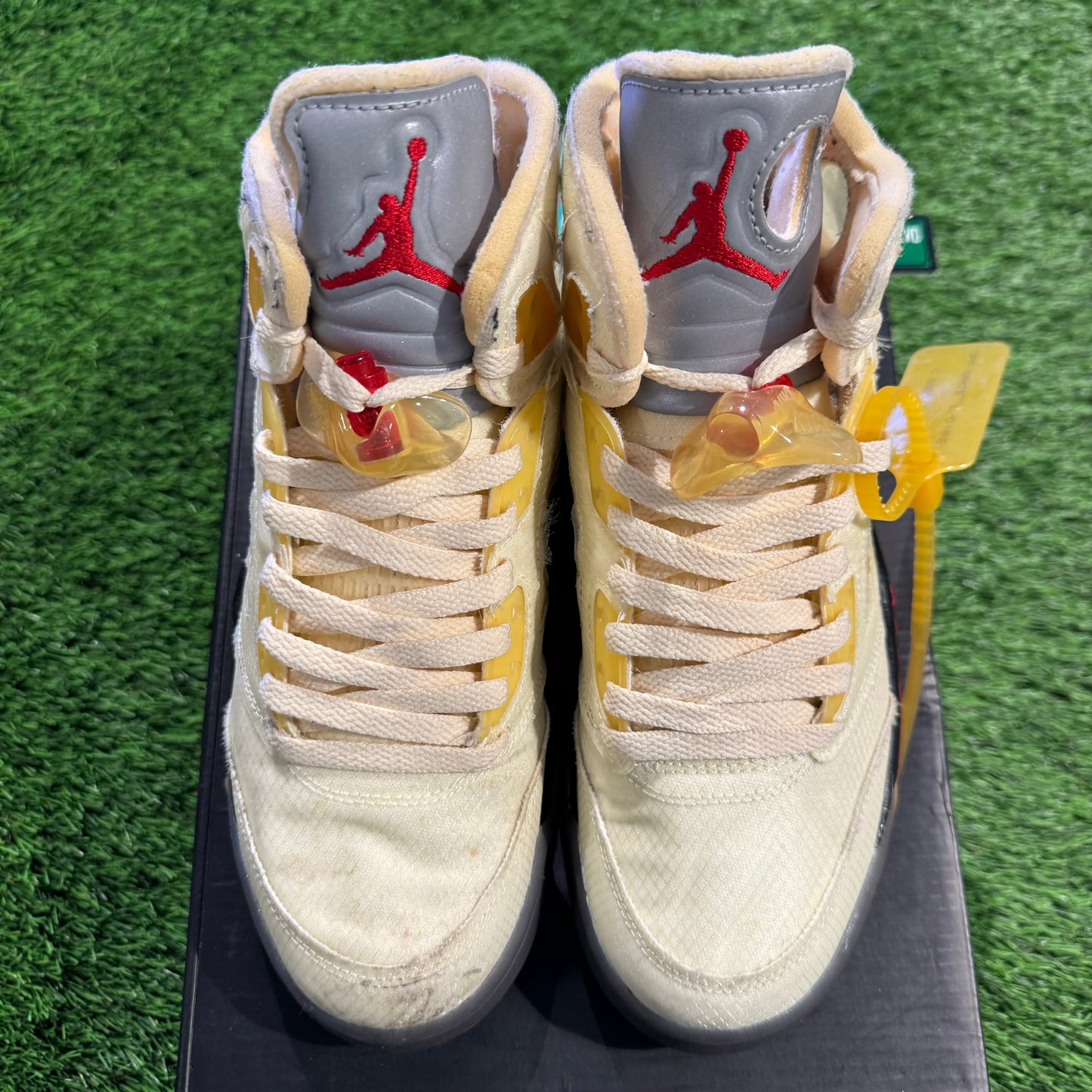 Off-White x Air Jordan 5 SP 'Sail'