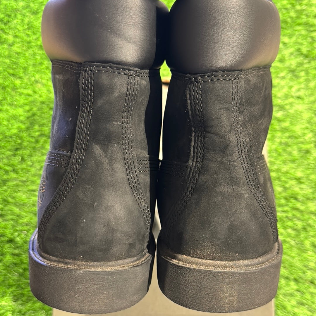 Timberland 6 Inch Classic Waterproof Boot Wide 'Black Nubuck'