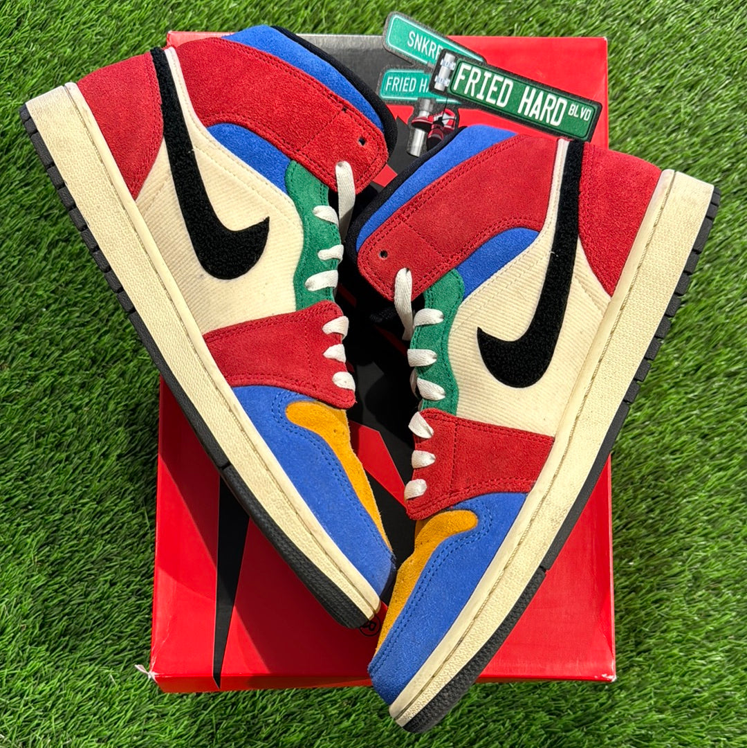 Blue The Great x Air Jordan 1 Mid 'Fearless'