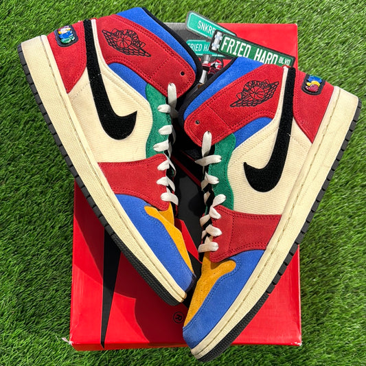 Blue The Great x Air Jordan 1 Mid 'Fearless'