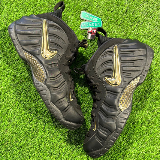 Air Foamposite Pro 'Black Metallic Gold'
