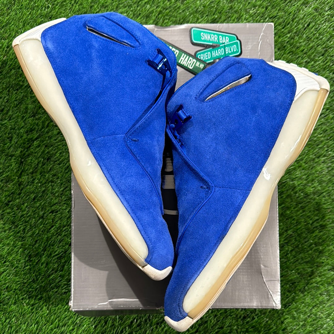 Air Jordan 18 Retro 'Blue Suede'