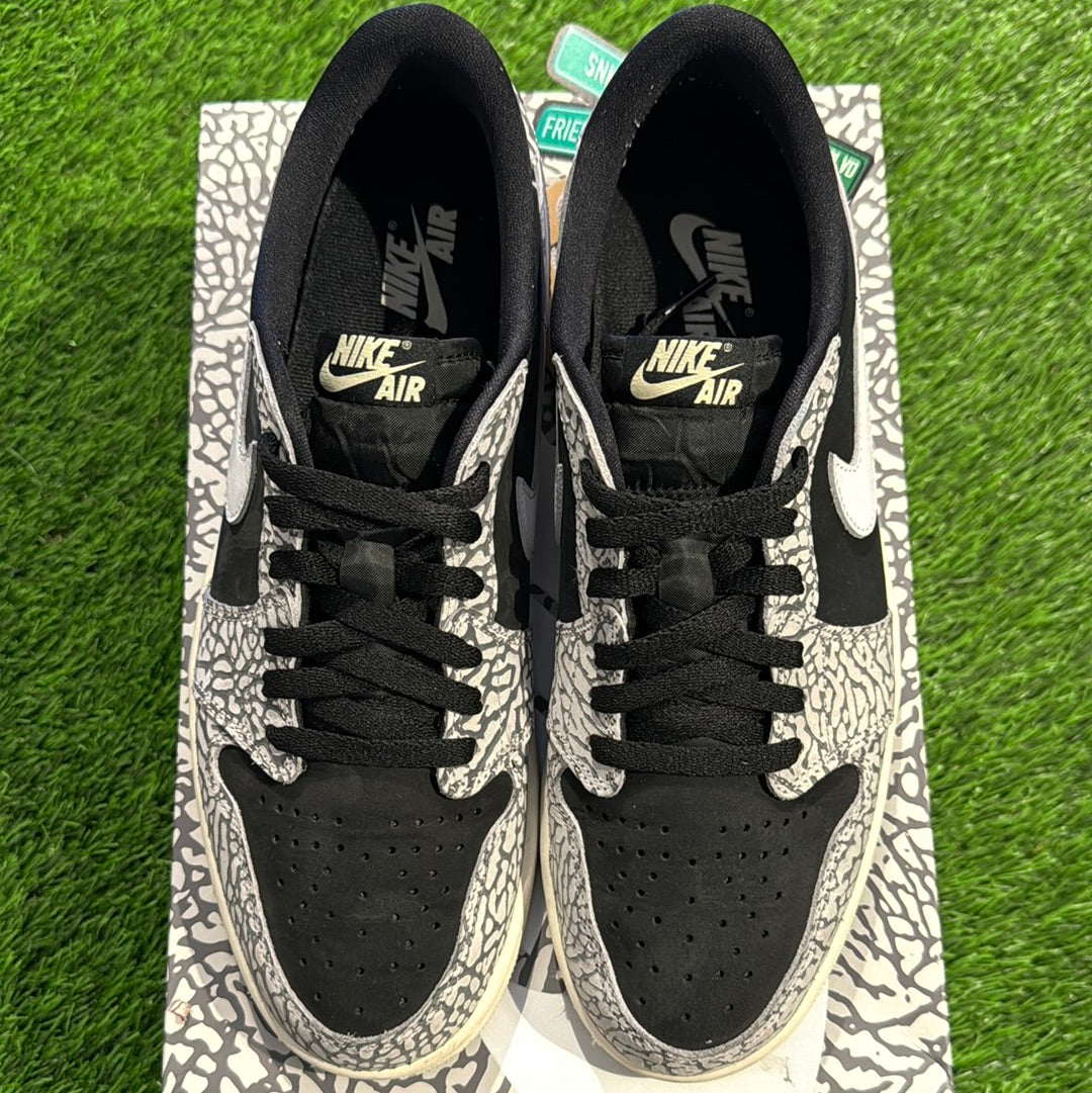Air Jordan 1 Retro Low OG 'Black Cement'