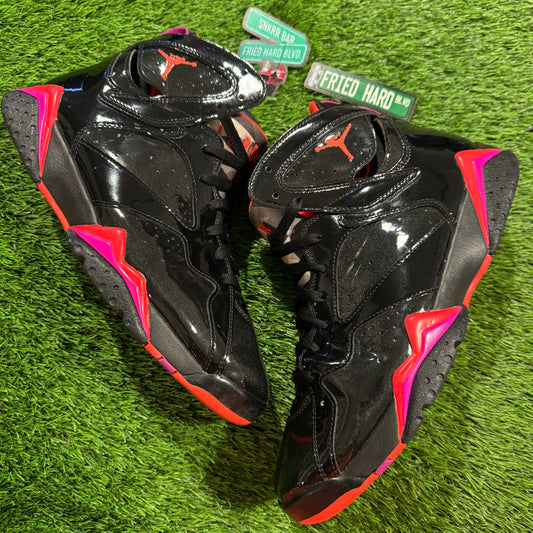 Wmns Air Jordan 7 Retro 'Black Gloss'