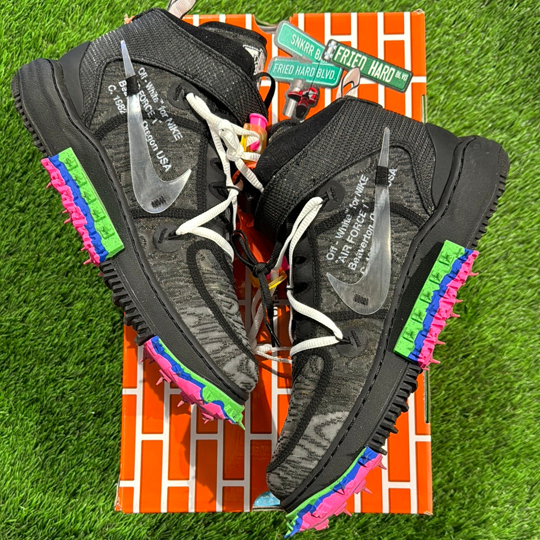 Off-White x Air Force 1 Mid 'Black'