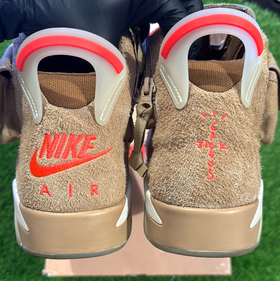 Travis Scott x Air Jordan 6 Retro 'British Khaki'